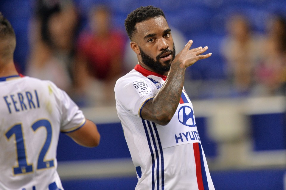 Alexandre Lacazette is another Lyon forward the Gunners wanted to sign