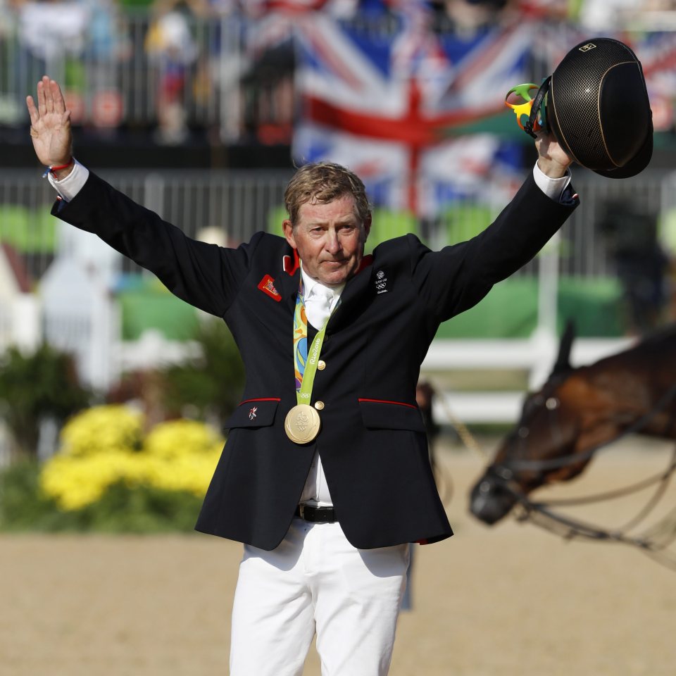 Nick Skelton won show jumping gold at 58