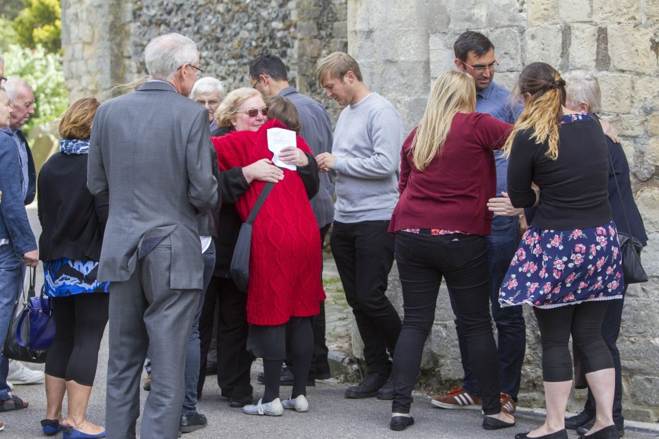  The service took place ahead of the disaster's first anniversary