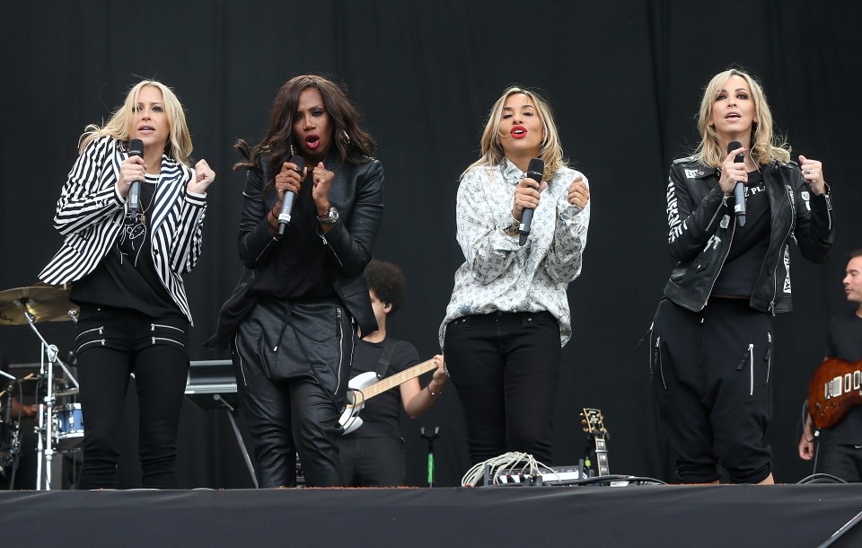  All Saints took to the stage this afternoon at Weston Park