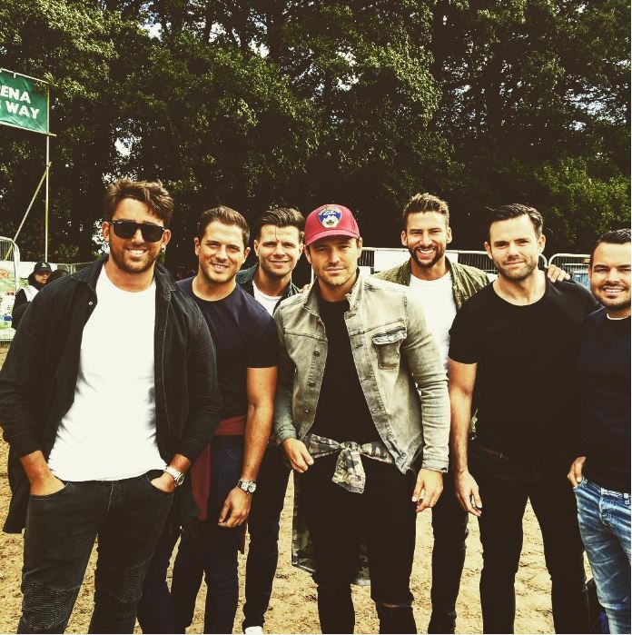  Mark Wright shared this picture with his mates at V