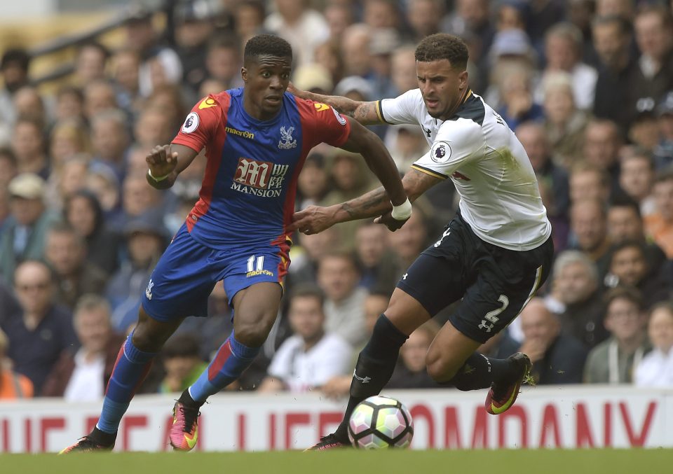  Wilfried Zaha could leave to join Tottenham after interest from White Hart Lane