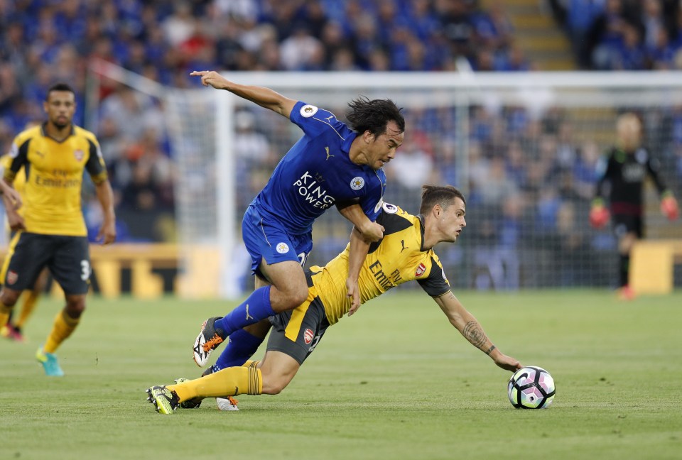 Granit Xhaka has impressed in his first two starts for the Gunners 