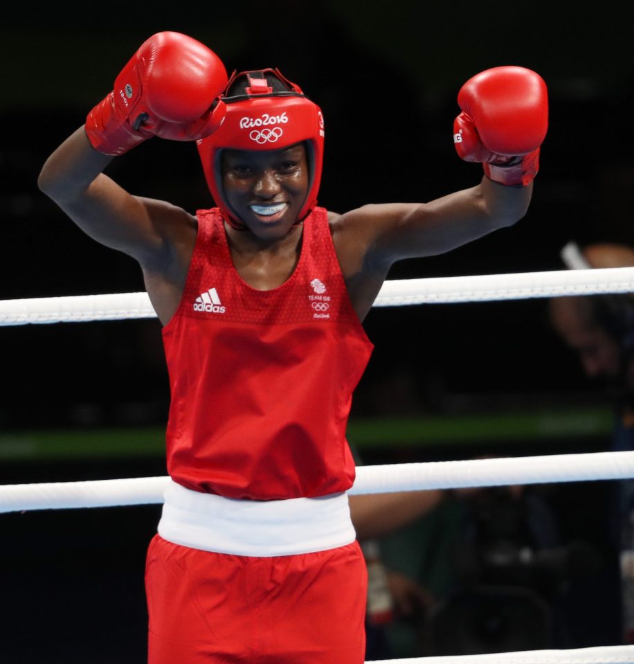 Queen of the ring . . . boxer Nicola Adams takes home Gold