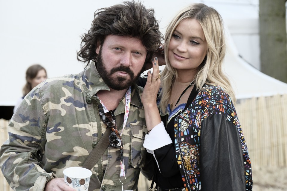  Keith was snapped looking very different at V Festival - he was spotted hanging out with Laura Whitmore