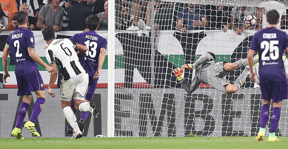  Sami Khedira scored the opener for Juve against Fiorentina