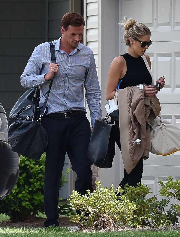 Shamed Ryan Lochte arrives home with Kayla Rae Reid