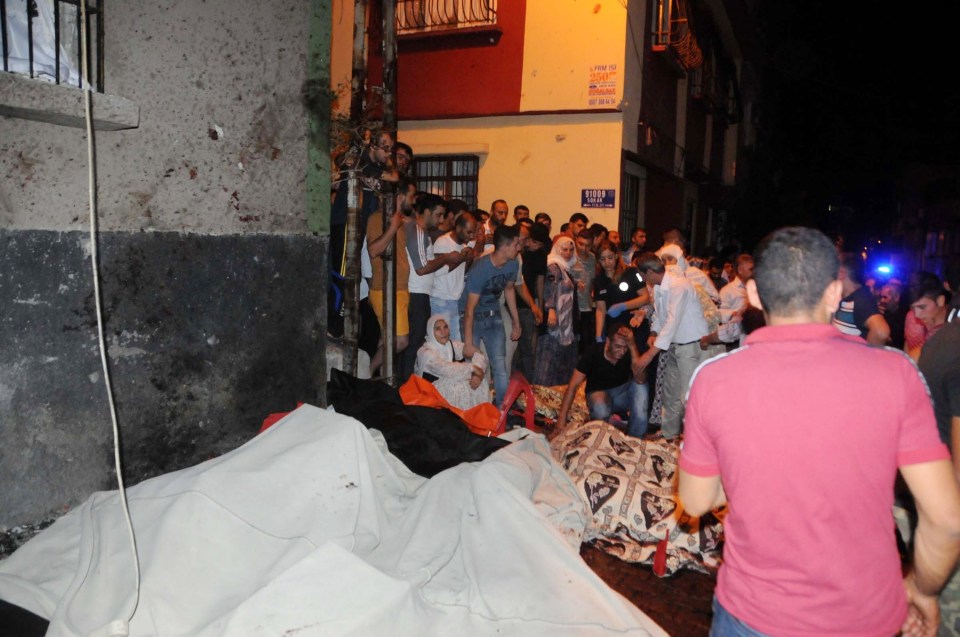  People are left devastated after the shocking explosion in Gaziantep