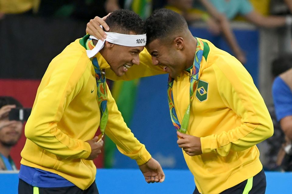 Neymar was the hero on the night after scoring a sublime free-kick and burying his penalty 