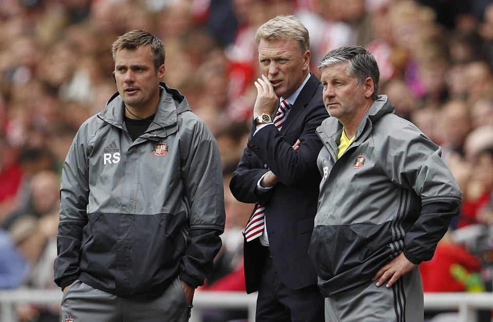 David Moyes' Sunderland find themselves 2-0 at half time