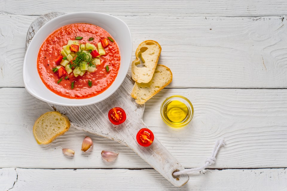  Spanish Gazpacho Soup goes down well any time of the year