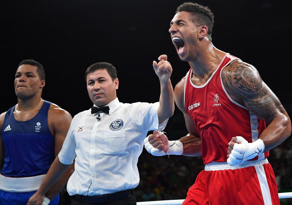 James Yoka lets out his victory yell