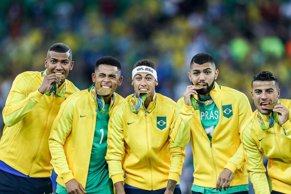 Neymar inspired Brazil to gold in the men's football after a sticky start