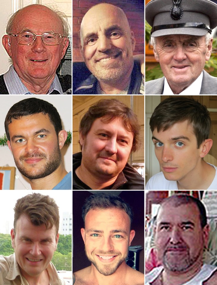  The faces of the 11 men who lost their lives in the tragedy, on this day last year