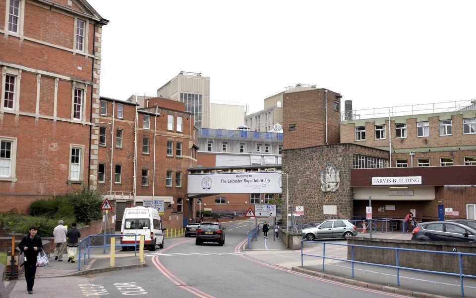  Leicester Royal Infirmary apologised and said it valued patient "feedback"