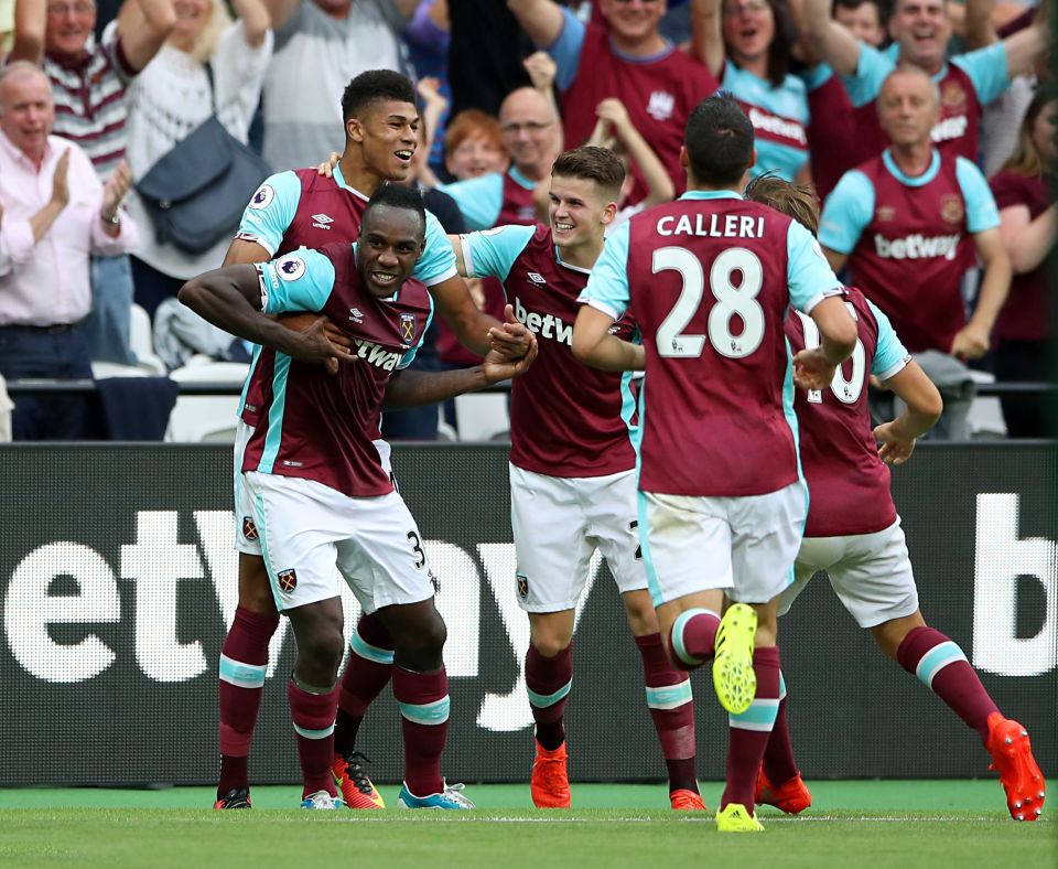  Betway are the main shirt sponsor for Premier League side West Ham