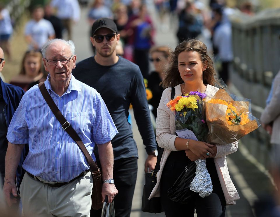  Flags flew at half-mast at civic buildings across West Sussex in the memory of those who died