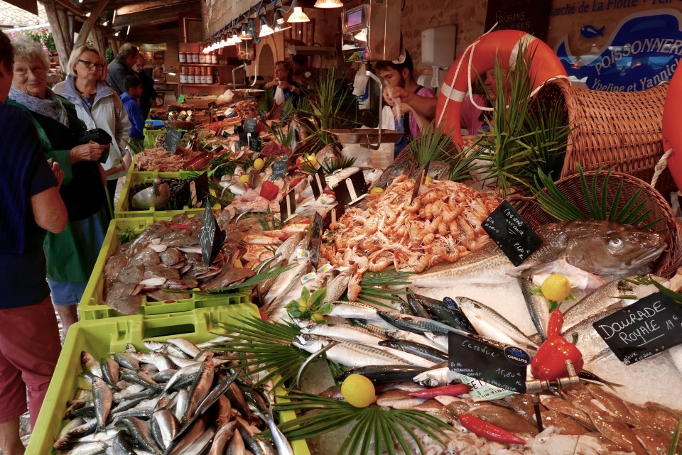  The morning food market at La Flotte is fantastic