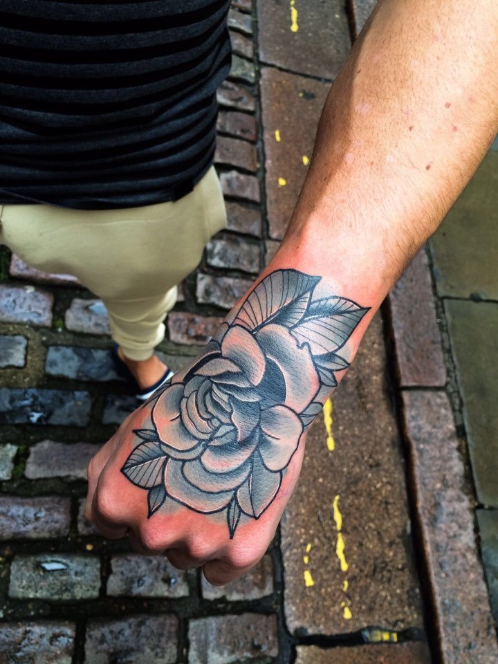  Gaz shared his picture of his striking new tattoo