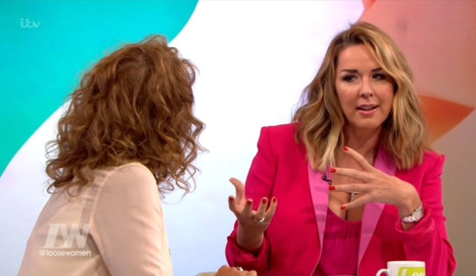 The actress opened up about her fears on Loose Women today