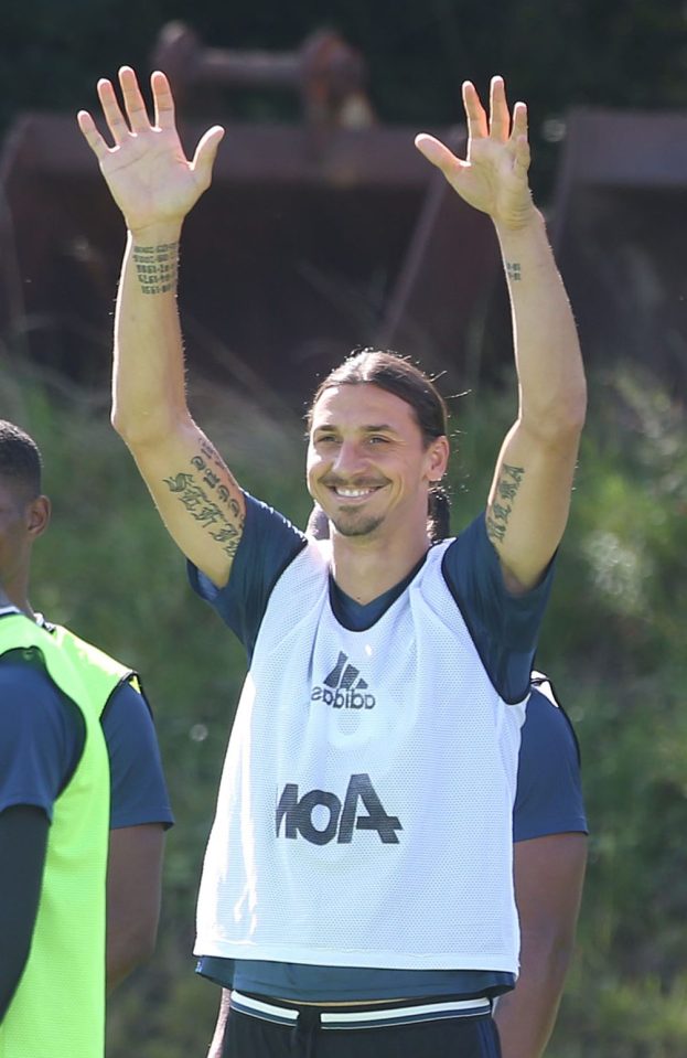 Zlatan Ibrahimovic is loving life at Manchester United after scoring four goals in three games