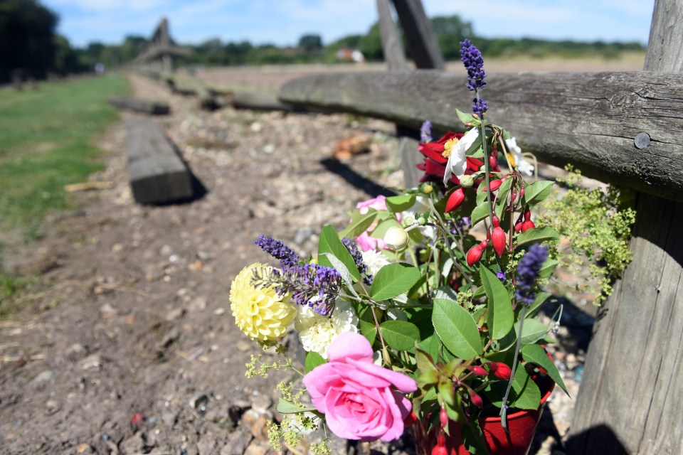  Flowers have since been left at the site