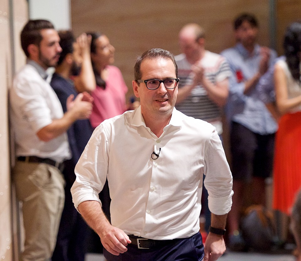 Owen Smith MP Labour Leadership candidate Rally at Lyric Theatre, Hammersmith, London, Great Britain 23rd August 2016