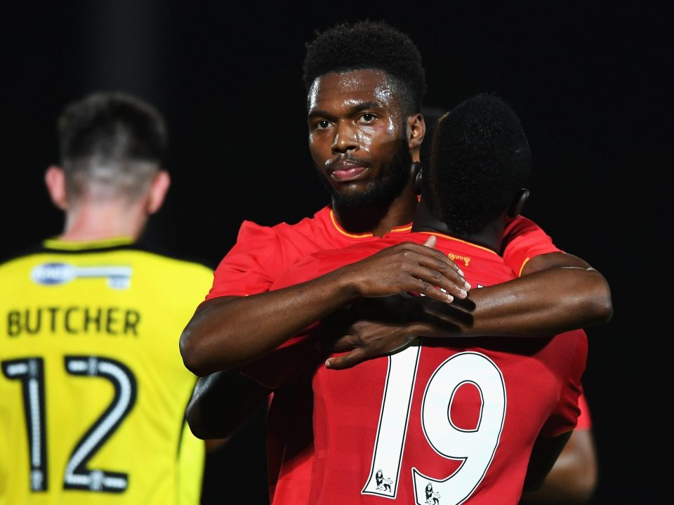 Sturridge still managed to come off the bench to score twice from the right wing against Burton