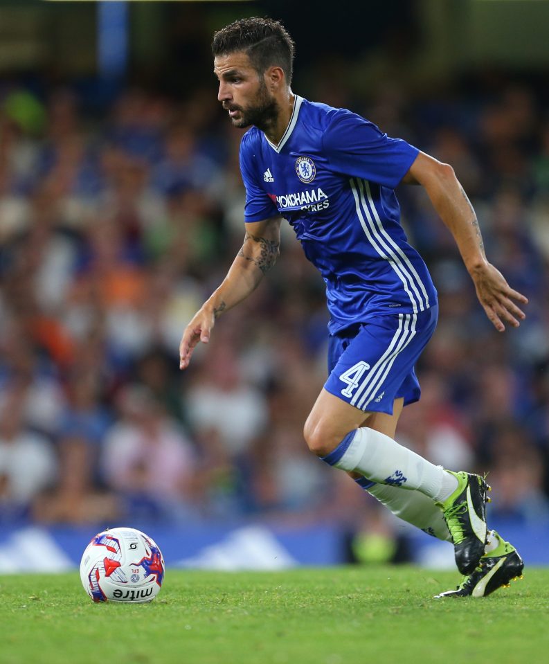  Cesc Fabregas is wearing the Puma evoTouch for Chelsea this season