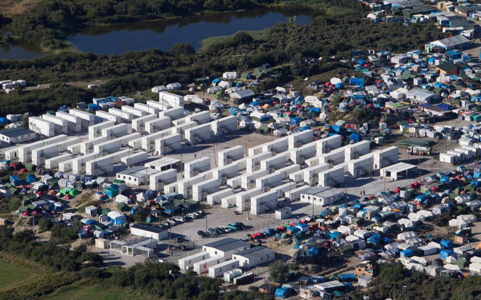  Shipping out . . . new container camp in the Jungle