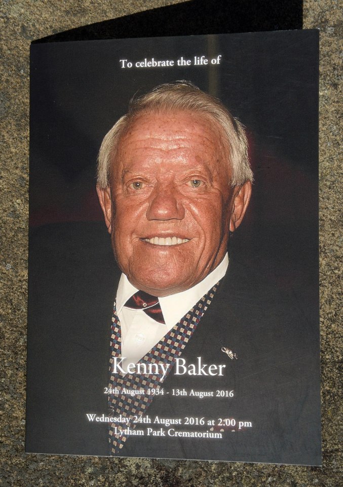  The service was held near Blackpool this afternoon