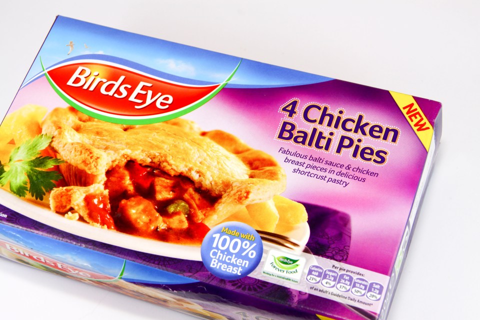  Chicken Balti pies