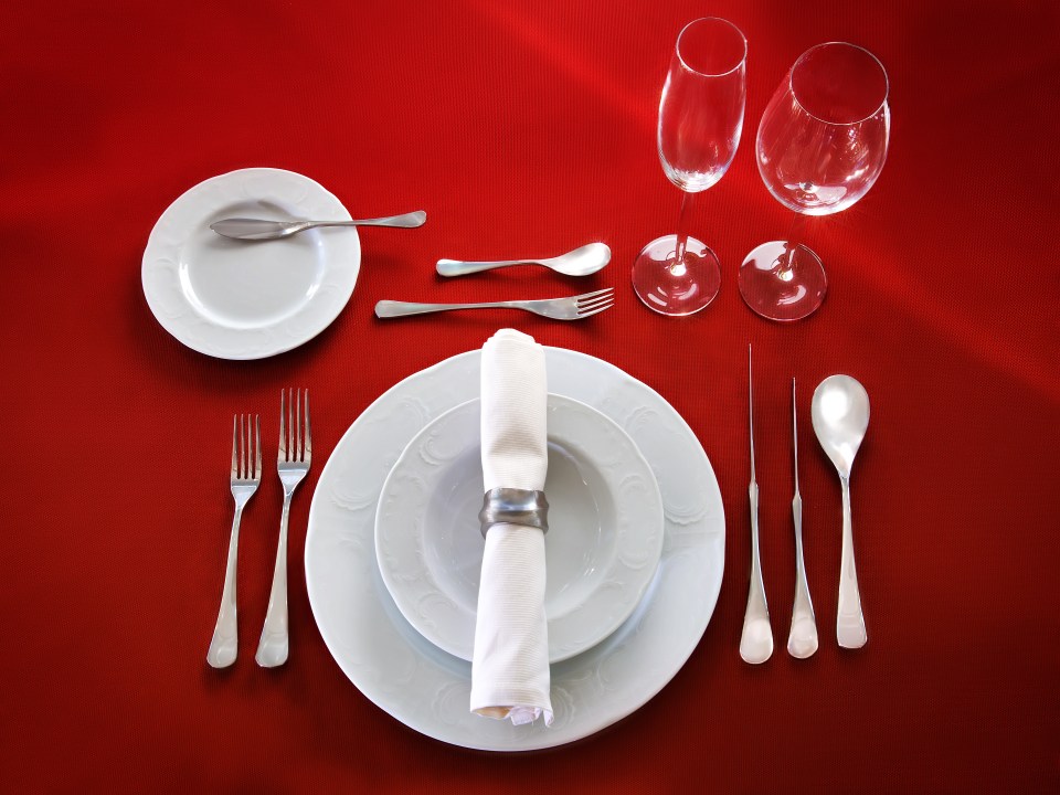 Knowing which cutlery to use is a sign of class