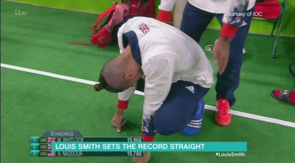 He looked distraught after losing out on the gold medal