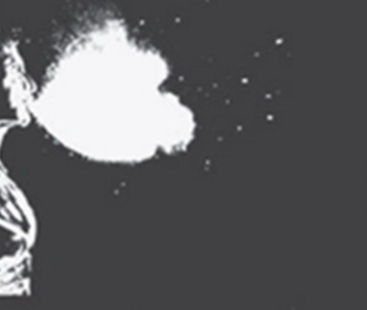 But the smaller droplets are suspended in a "turbulent cloud" of hot exhaled air and saliva and can be propelled up to eight metres away, the length of an entire room