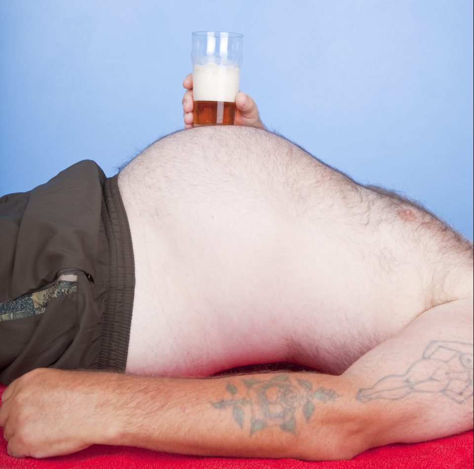 Sixty-two per cent of Brits who drink say they gained weight from indulging in too much alcohol and food while abroad