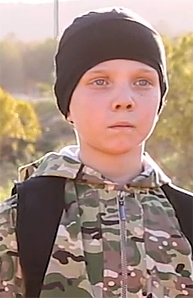  The young boy appears to be Western, and most likely British, appearance