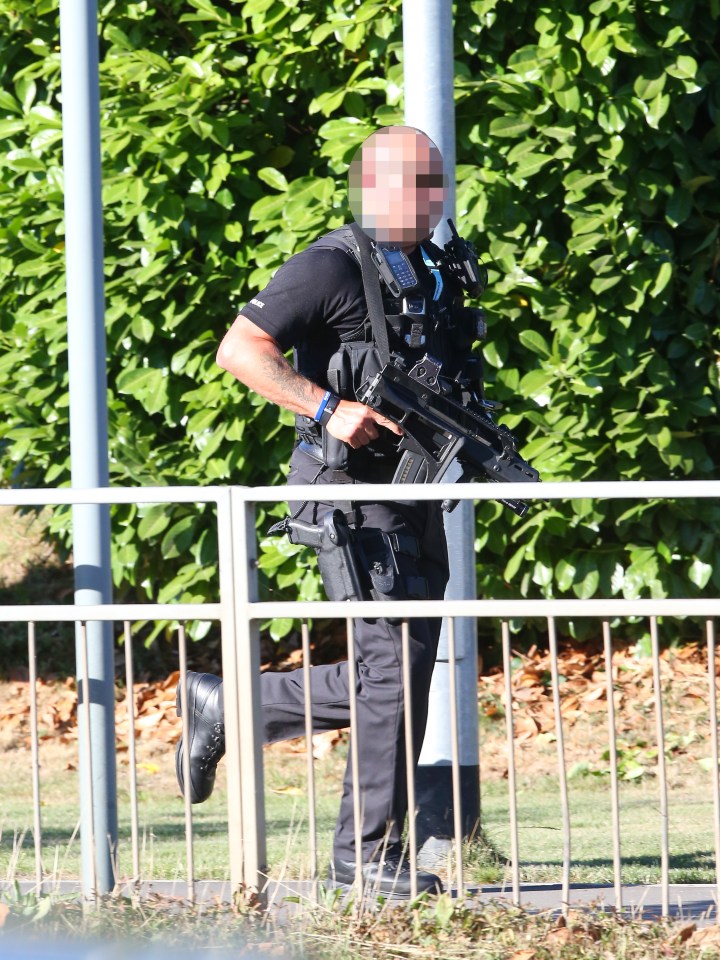  A 26-year-old was arrested on Studio Way in Elstree, Hertfordshire after an armed police operation