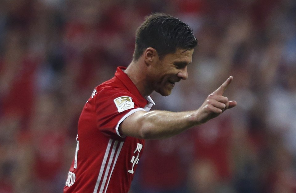  Xabi Alonso's modest celebration showed even he was shocked by his wonderstrike