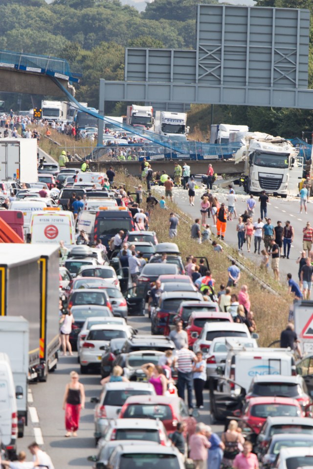  The M20 is a popular stretch leading to the channel tunnel in Dover