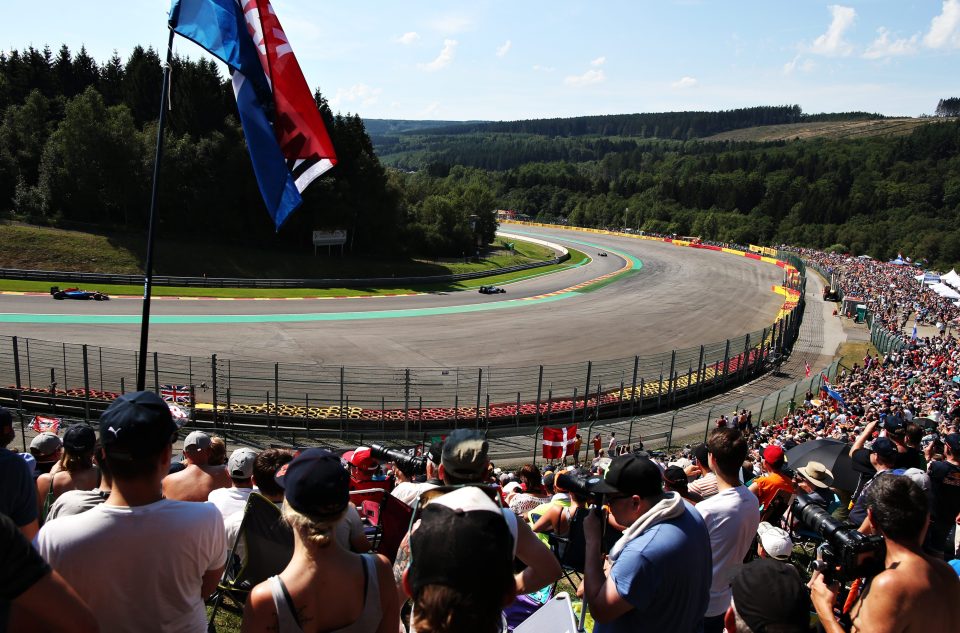  It was perfect weather for the divers at Spa as they went through qualifying at the Belgian Grand Prix