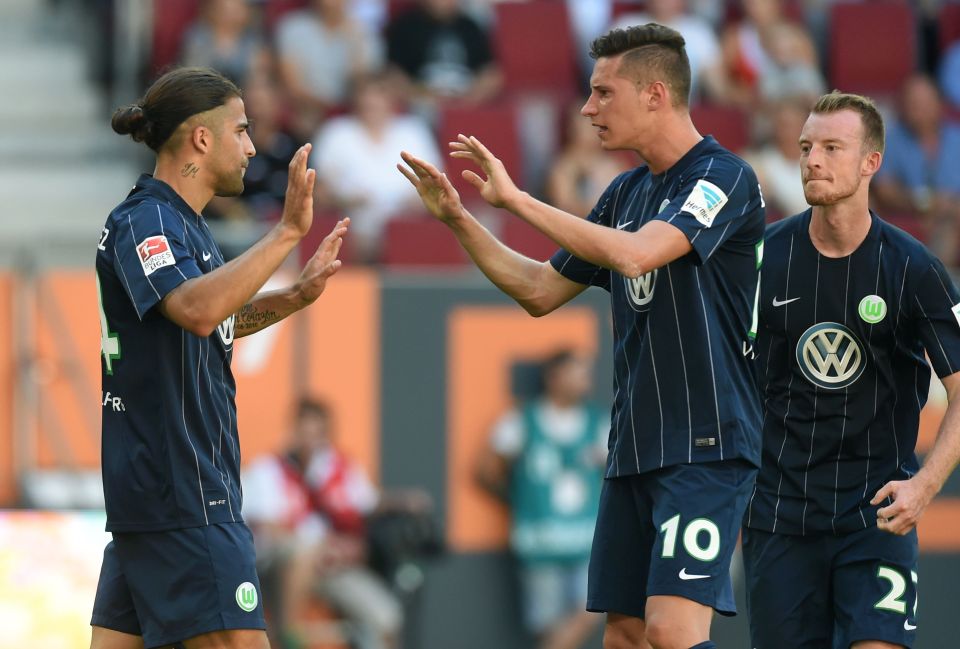 Draxler played the full 90 minutes of Wolfsburg's opening day win 