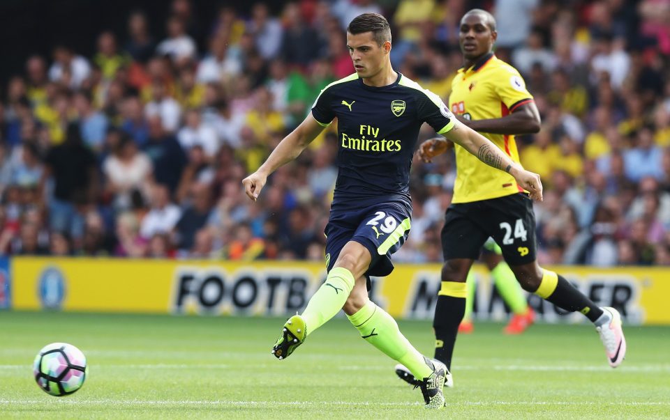 Granit Xhaka joined Arsenal at the beginning of the summer in a £30m deal