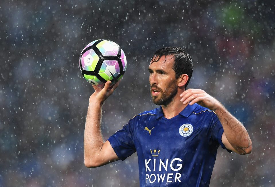  Christian Fuchs is chasing an improved contract at Leicester