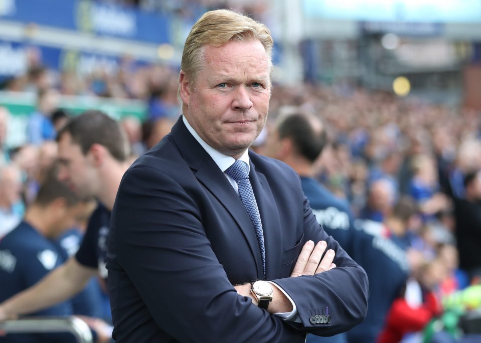  Ronald Koeman used to manage Forster at Southampton