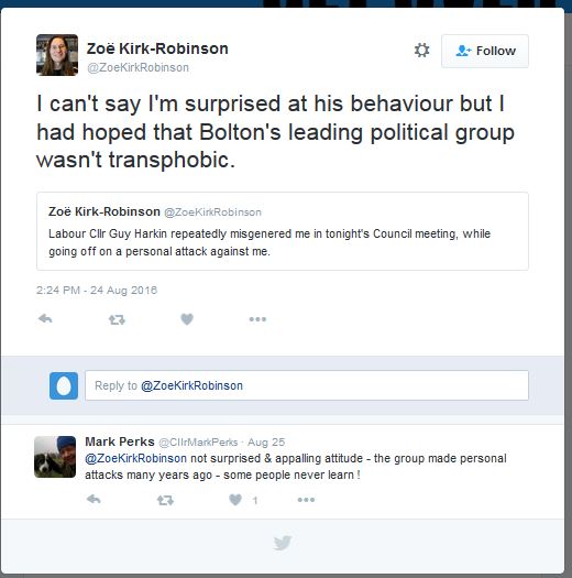 Zoe Kirk-Robinson's tweet