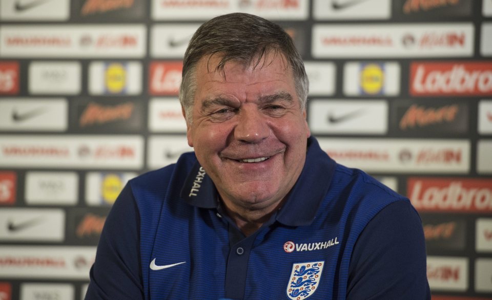 England manager Sam Allardyce press conference