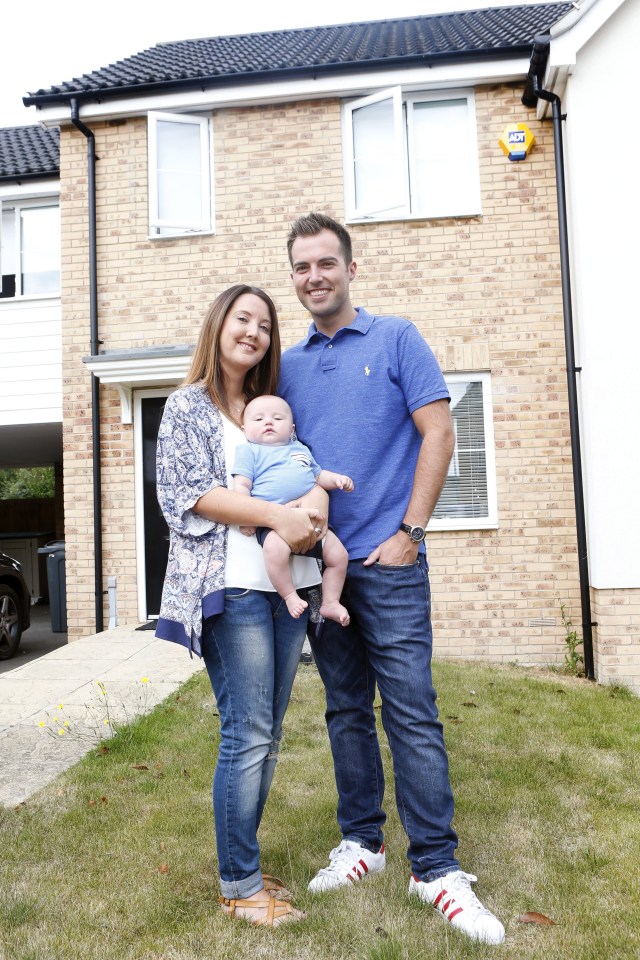 A couple who suffered a tragic SIX miscarriages finally have their miracle baby after moving out of their £250,000 house to save up enough money for IVF treatment