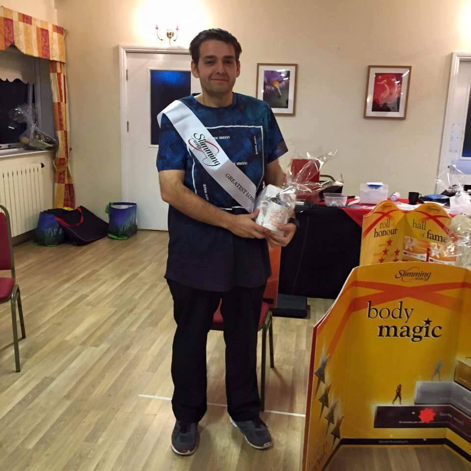 Paul was named Slimming World’s Mr Sleek last year 