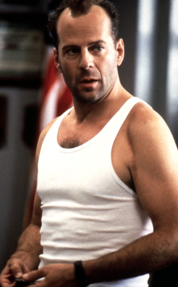 Bruce Willis as John McLane in Die Hard 